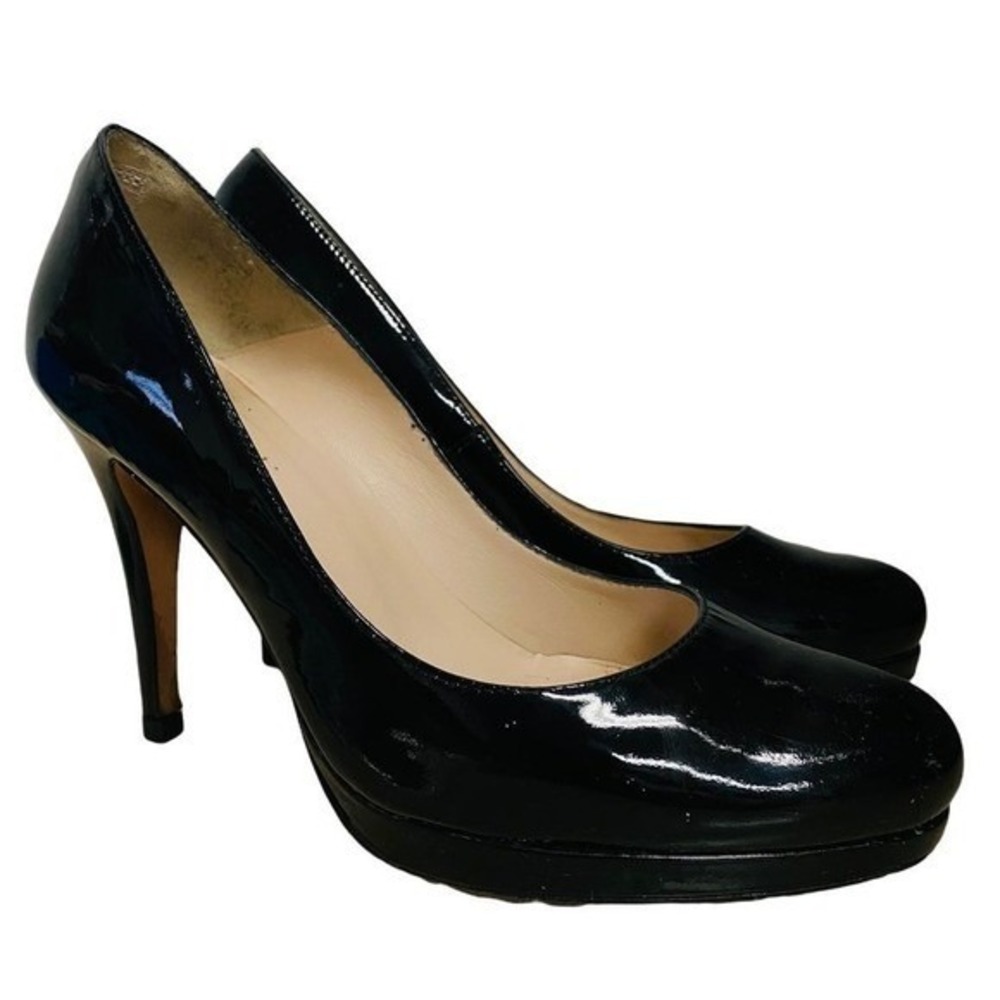Minelli Heeled Patent Leather High Heels Black 40 Casual Evening Shoes Sexy